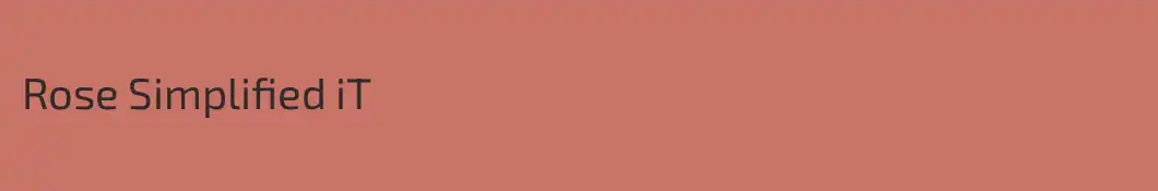 Rose Simplified iT
